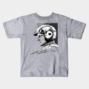 Racing Driver Art Kids T-Shirt